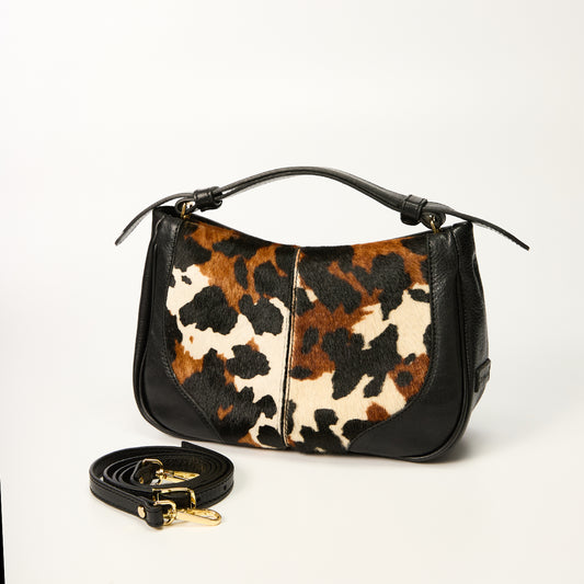 Mucca-Nero Pony Print Purse