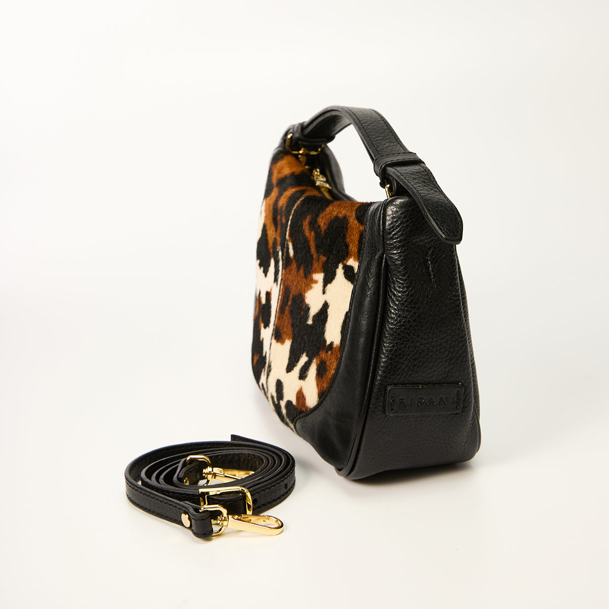 Mucca-Nero Pony Print Purse