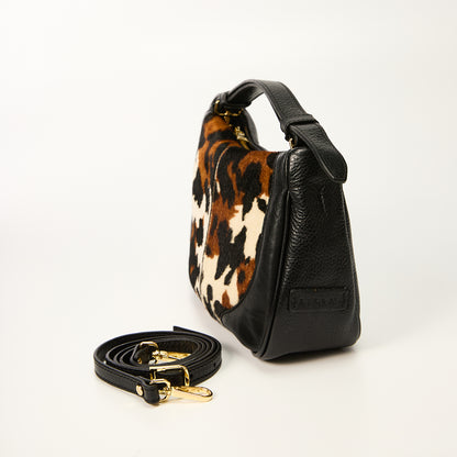 Mucca-Nero Pony Print Purse