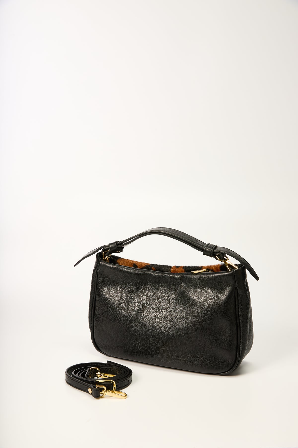 Mucca-Nero Pony Print Purse