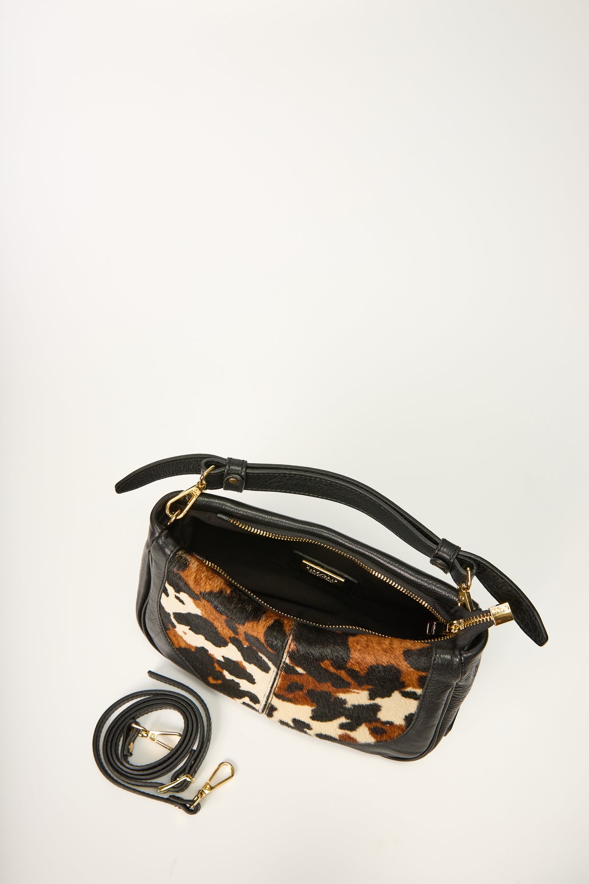Mucca-Nero Pony Print Purse