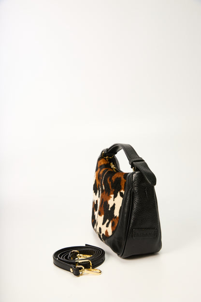 Mucca-Nero Pony Print Purse