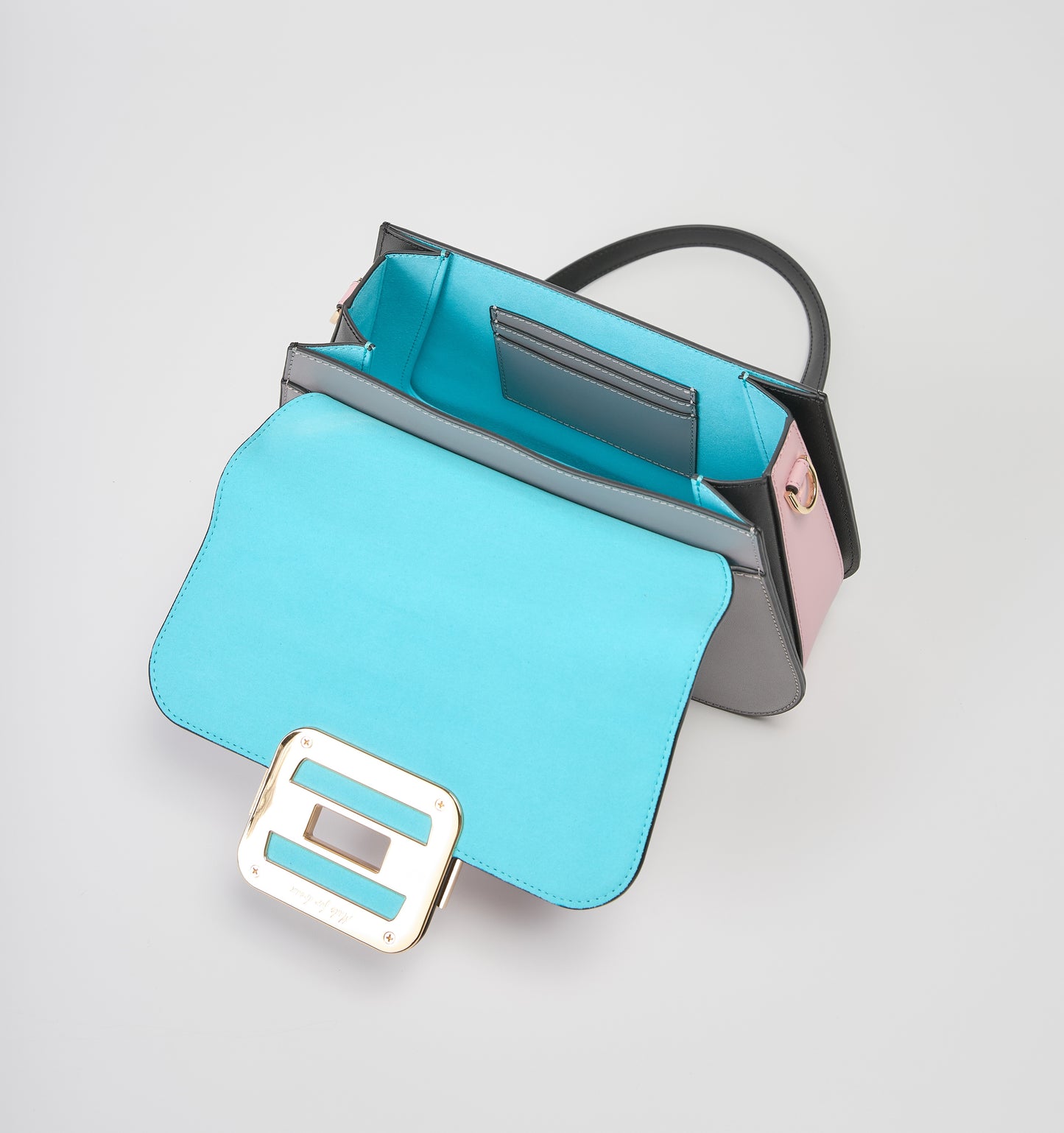 Cromia Grey/Pink Purse