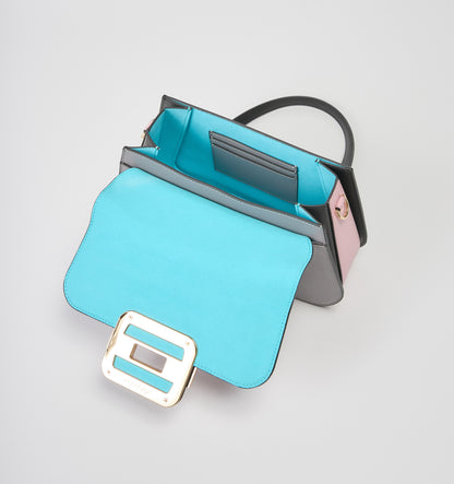 Cromia Grey/Pink Purse
