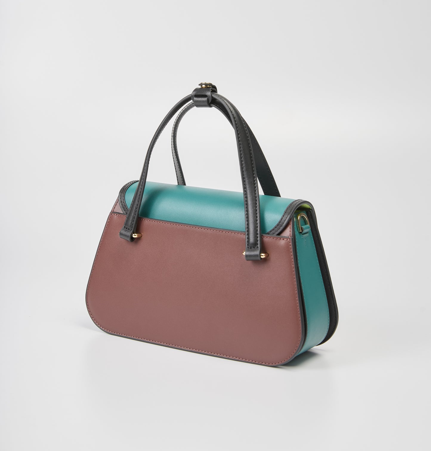 Cromia Teal/Brown Purse
