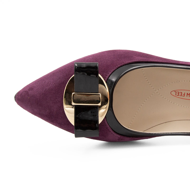 Ariete Low Pump Eggplant/Black