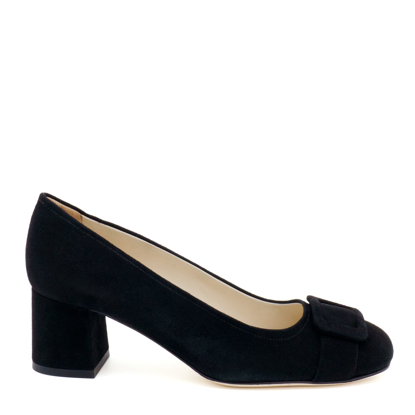 Baccio Mid Heel Black Cashmere