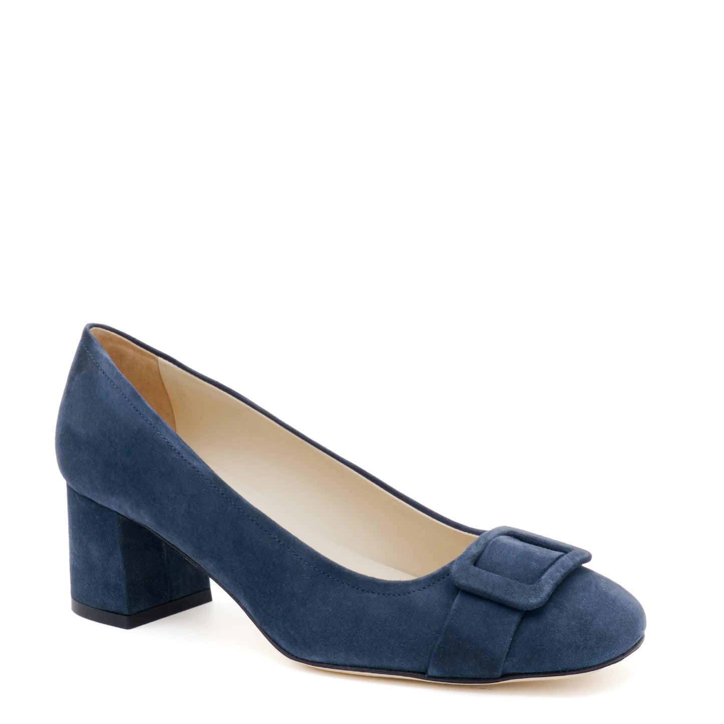 Baccio Mid Heel Navy Cashmere