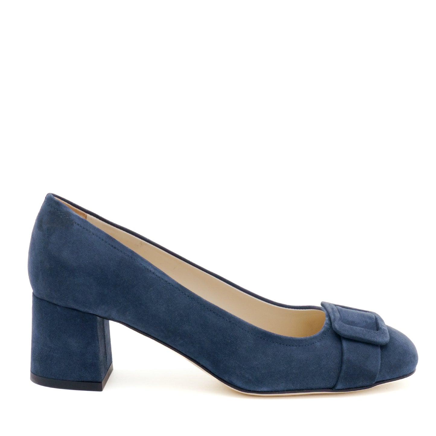 Baccio Mid Heel Navy Cashmere