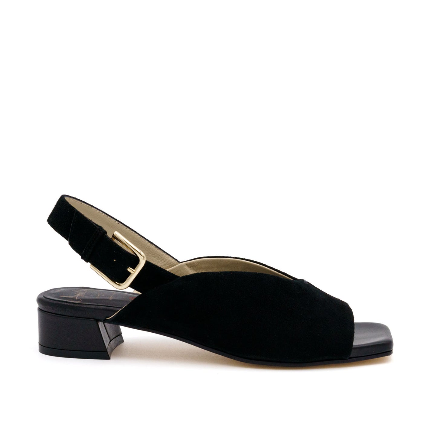 Balista Black Sling Back Sandal
