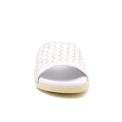 Barca Bianco Woven Comfort Mule