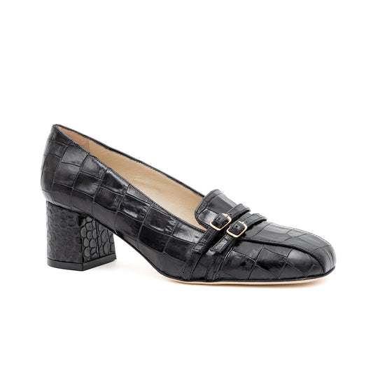 Basilisco Pump Nero Cocco Bengal