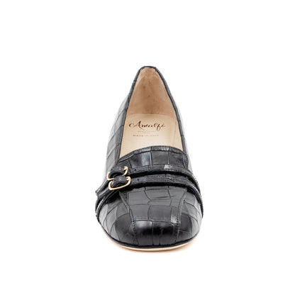 Basilisco Pump Nero Cocco Bengal