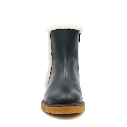 Battente Fur Ankle Boot Black