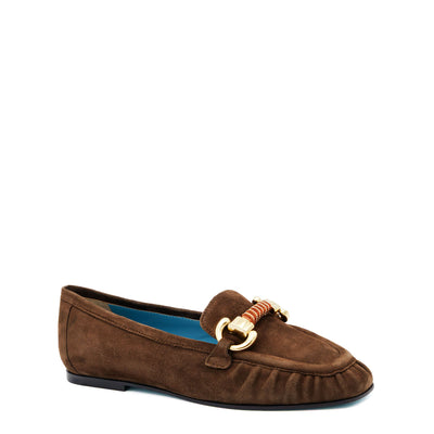 Brigitta Flat Dark Brown