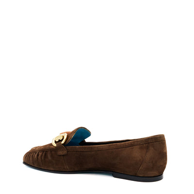 Brigitta Flat Dark Brown