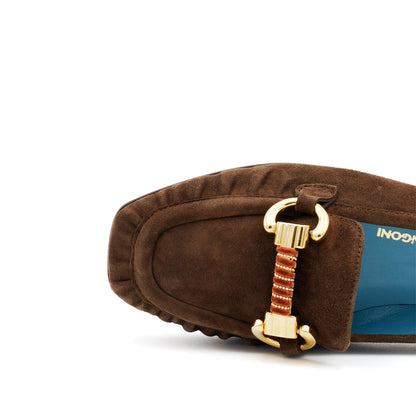 Brigitta Flat Dark Brown