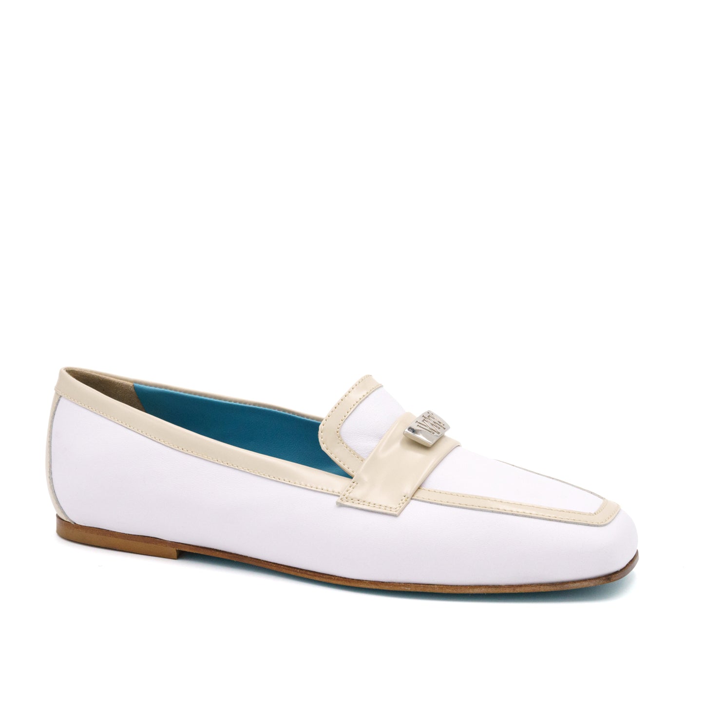 Briseide Flat Loafer with Logo Bit