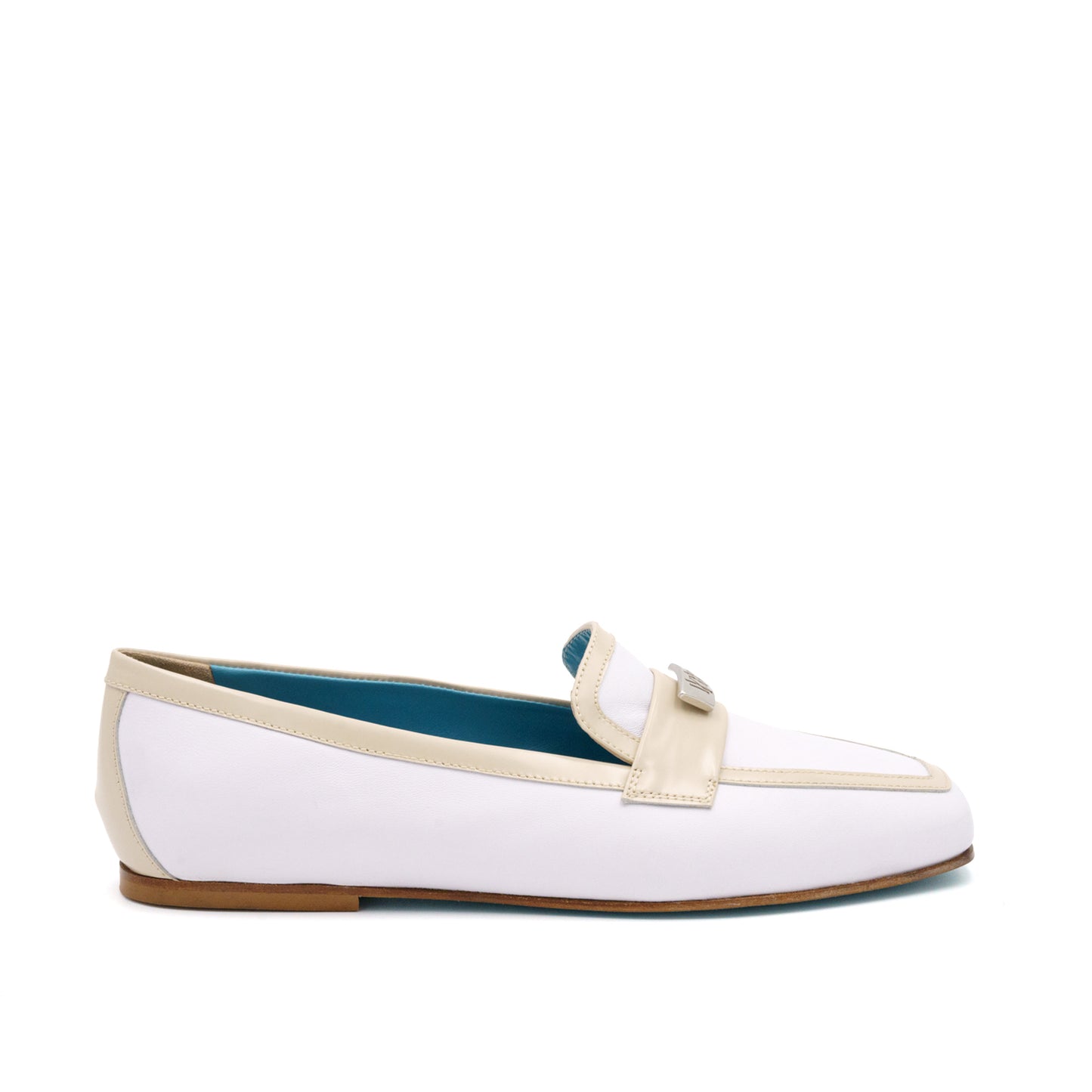 Briseide Flat Loafer with Logo Bit