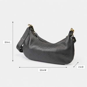 Cuorieria Florentina  Black Pebble Grain Calf