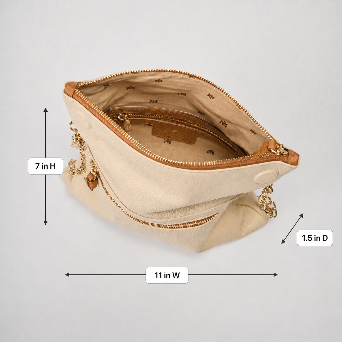 Cuorieria Florentina 1933 Fold Over Beige