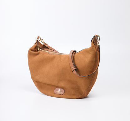 Cuoreria Florentina Caramel Suede Tote