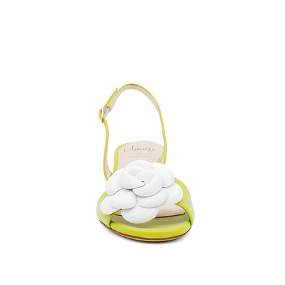 Dante Kitten Heel New Apple/White