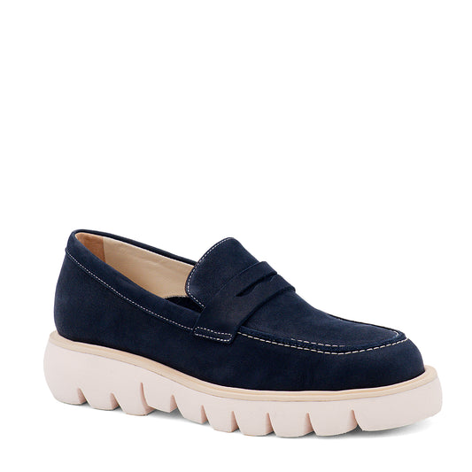 Riga Lug Loafer Navy