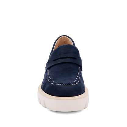 Riga Lug Loafer Navy