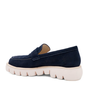 Riga Lug Loafer Navy