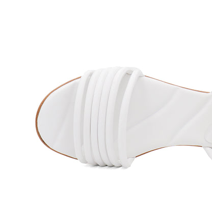 Barocco Quarter Strap White