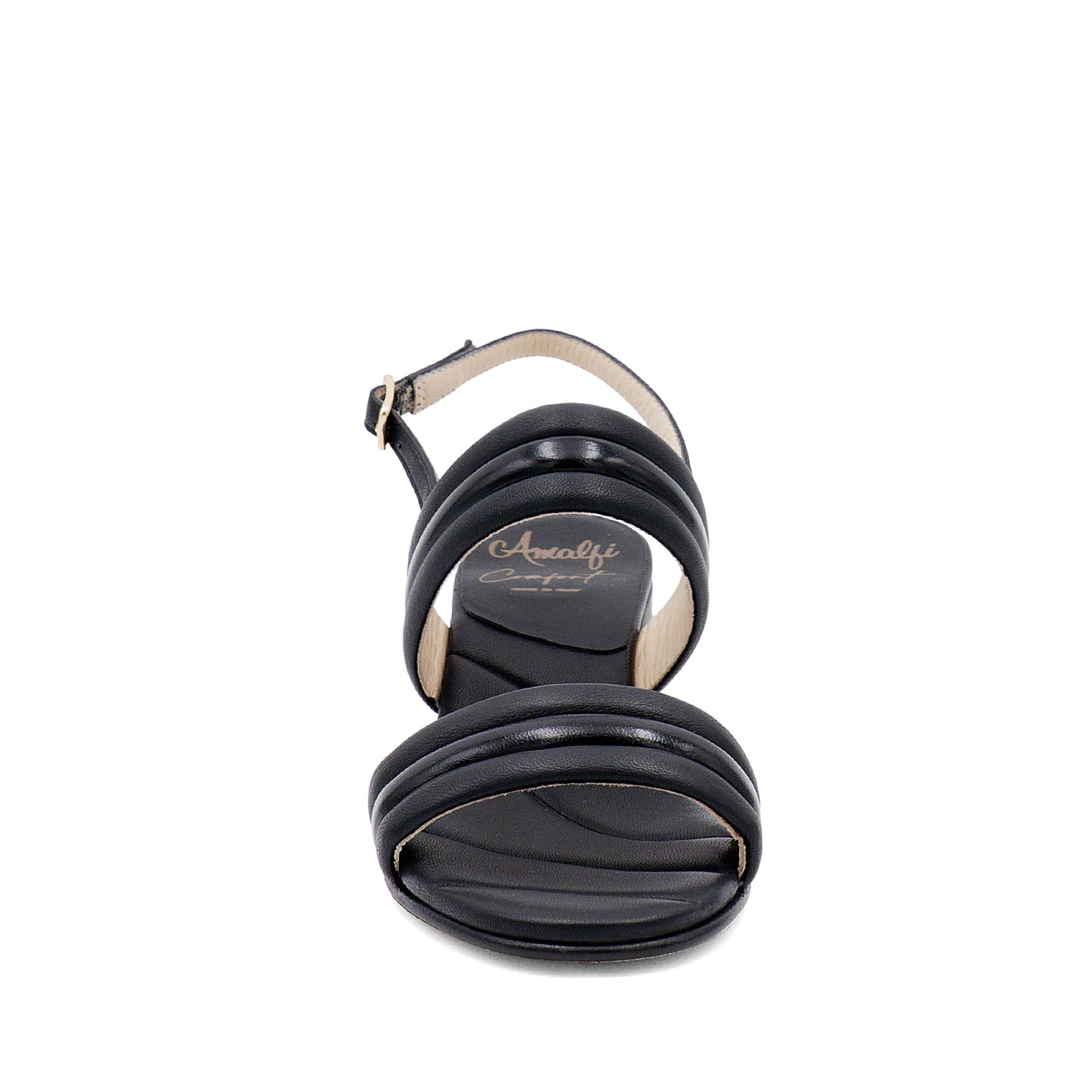 Macedonia Block Heel Black