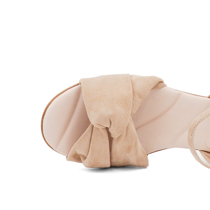Ellisse Block Heel Nude