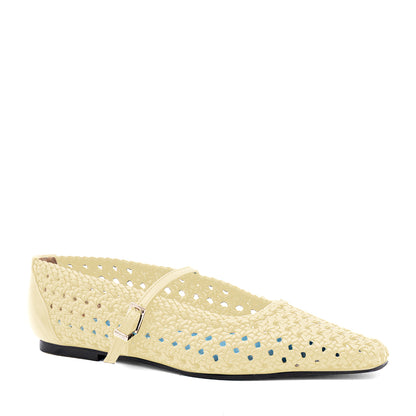 Giza Woven Flat Parchment