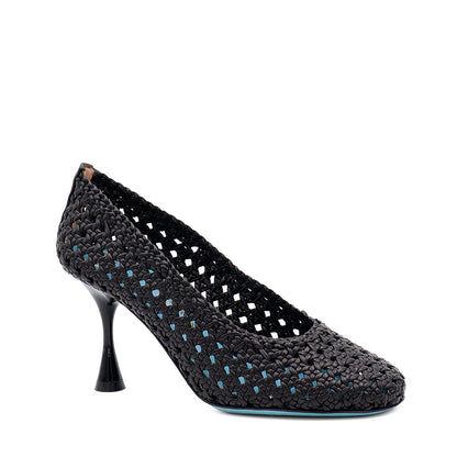 Annubi Woven Pump Black