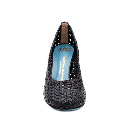 Annubi Woven Pump Black