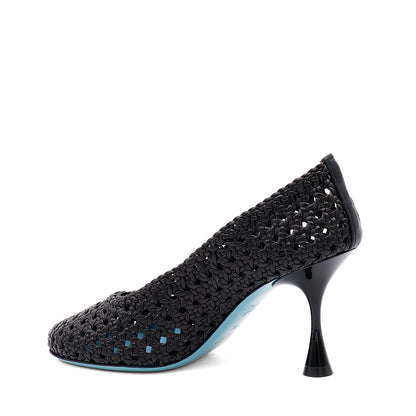 Annubi Woven Pump Black
