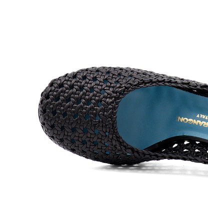 Annubi Woven Pump Black