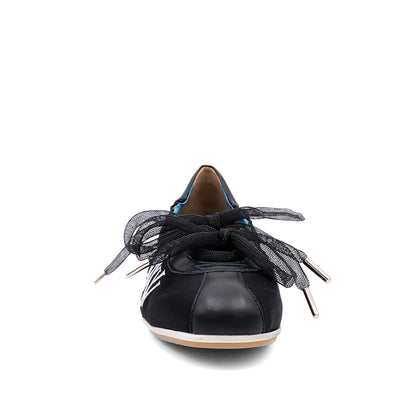 Sneaky Lace Up Black