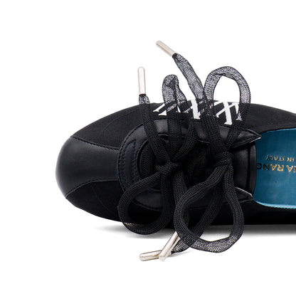 Sneaky Lace Up Black