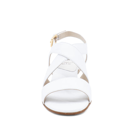 Mantello Sandal White