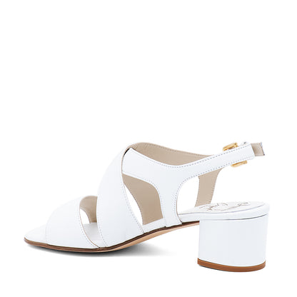 Mantello Sandal White