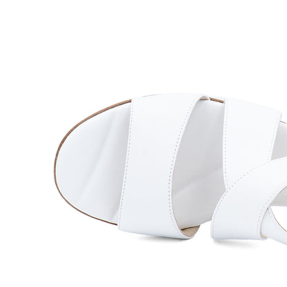 Mantello Sandal White