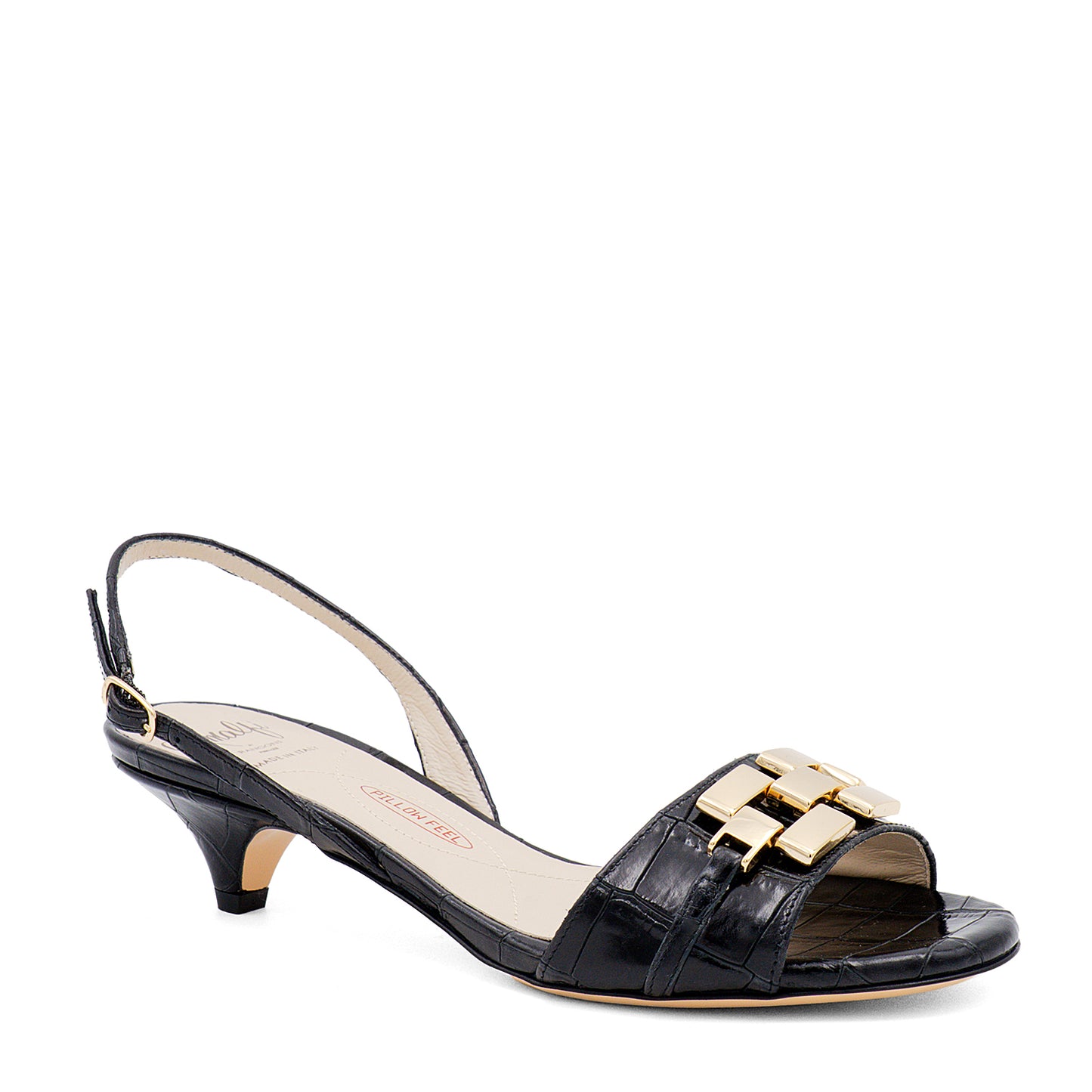 Dama Kitten Heel Black