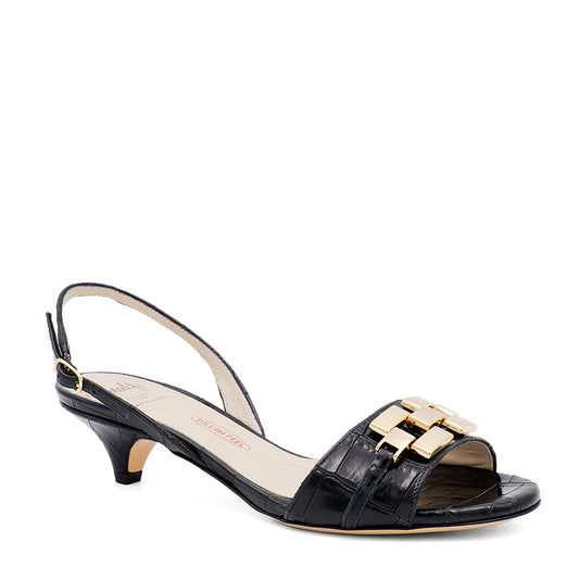 Dama Kitten Heel Black