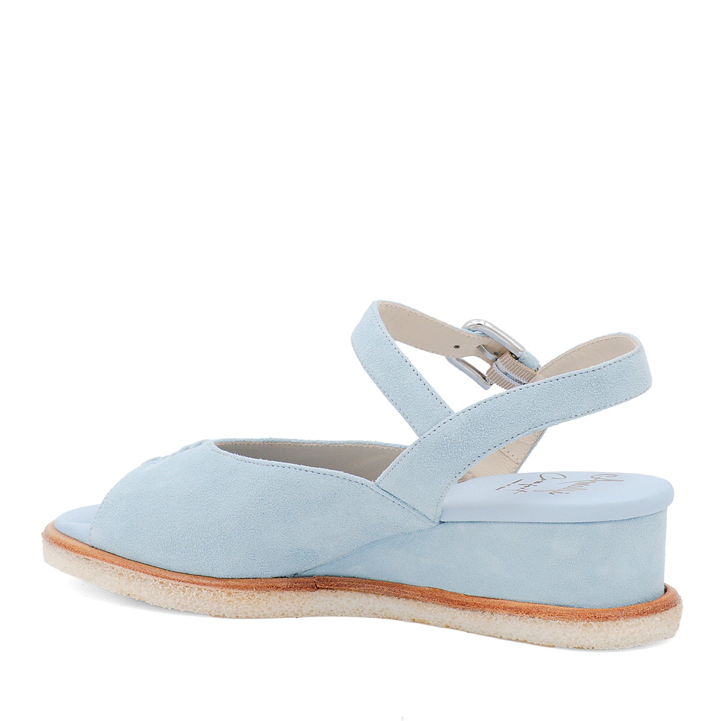 Mancino Platform Wedge Lt Jeans