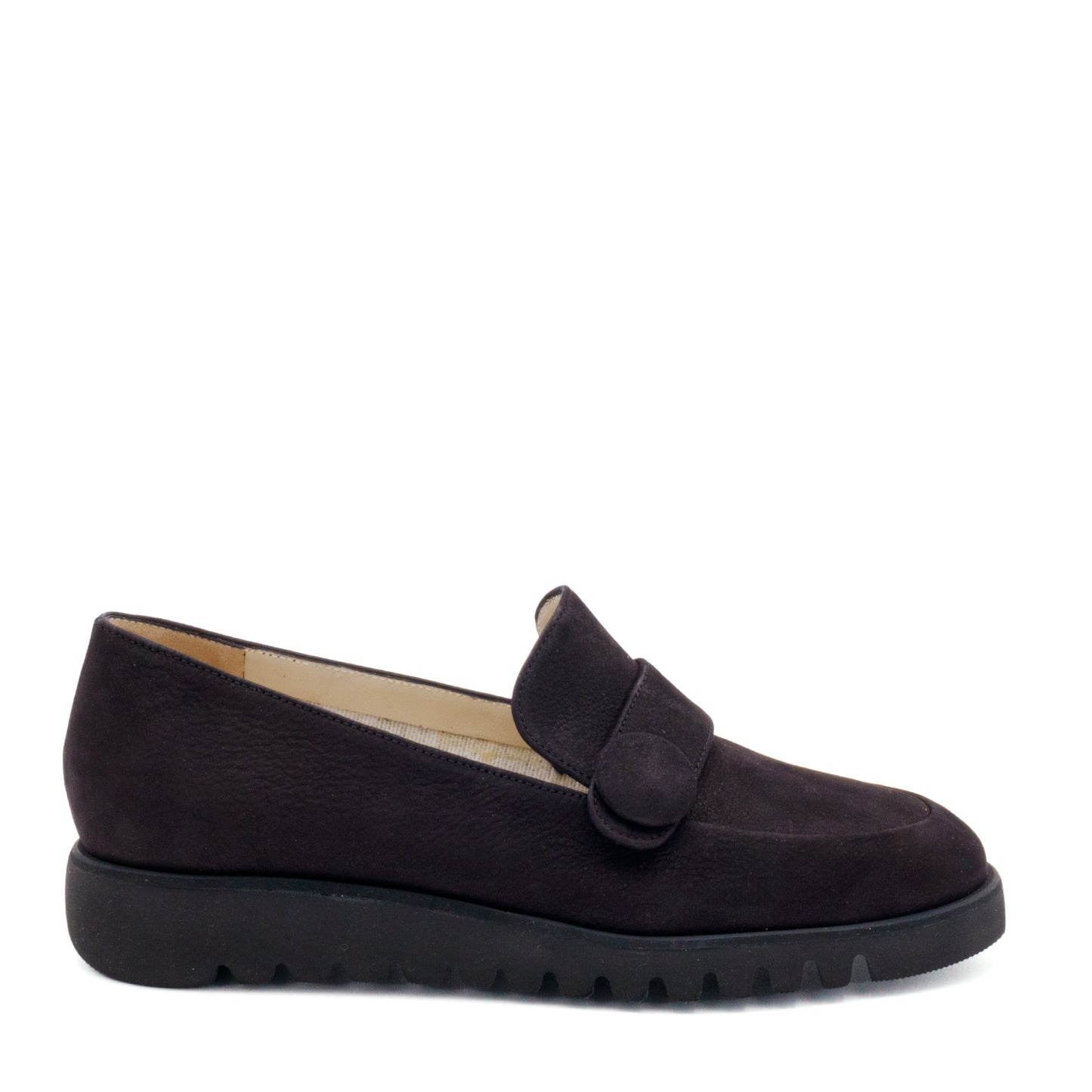 Eco Lug Loafer Black Long Beach