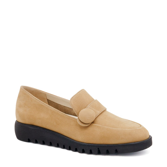 Eco Lug Loafer Taupe Long Beach