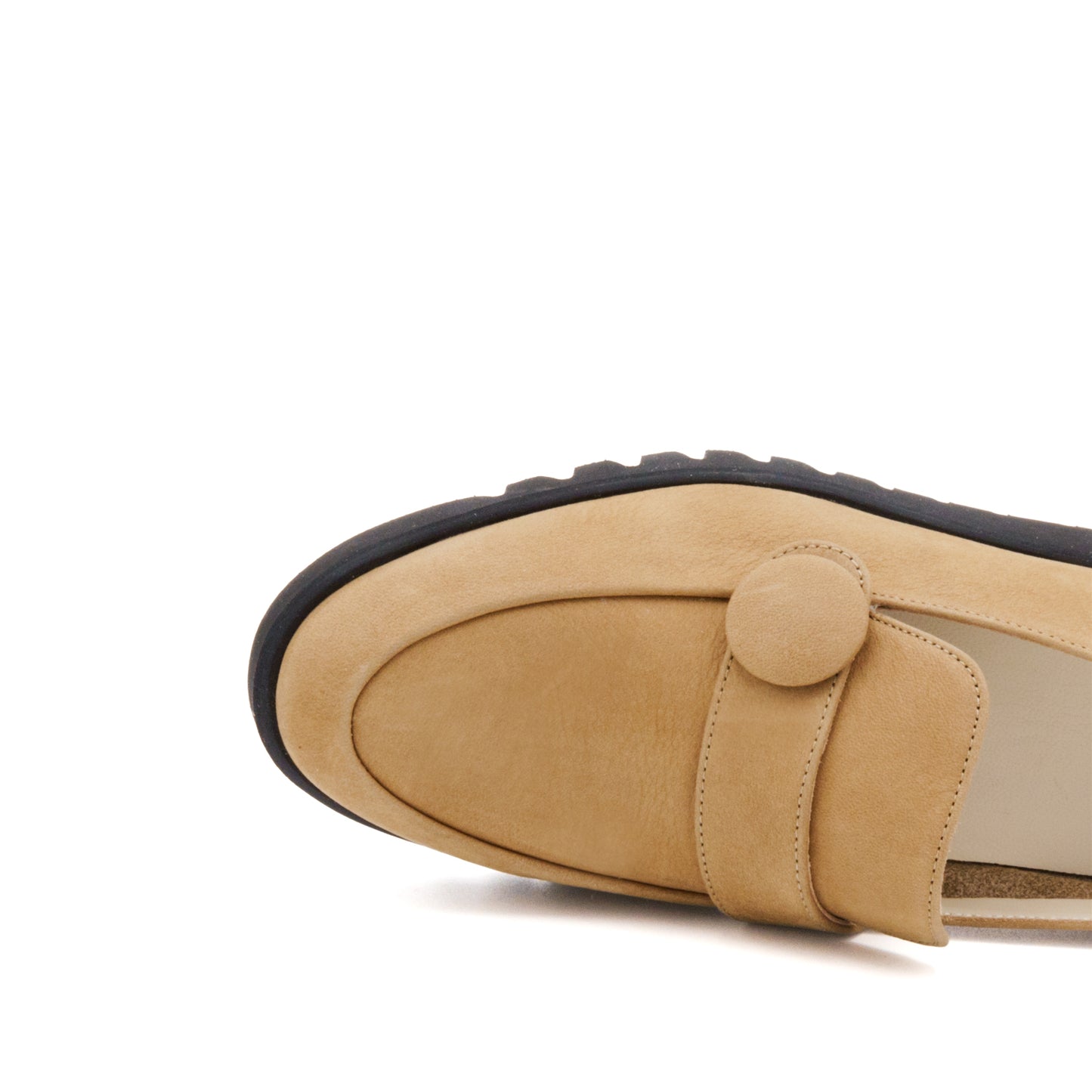 Eco Lug Loafer Taupe Long Beach