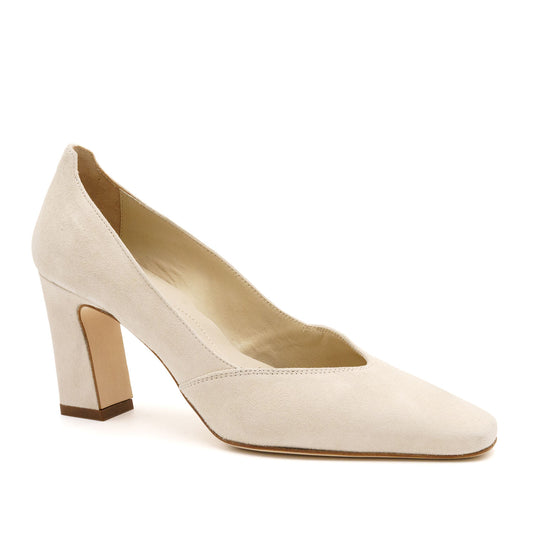 Festa Pump Ivory Cashmere